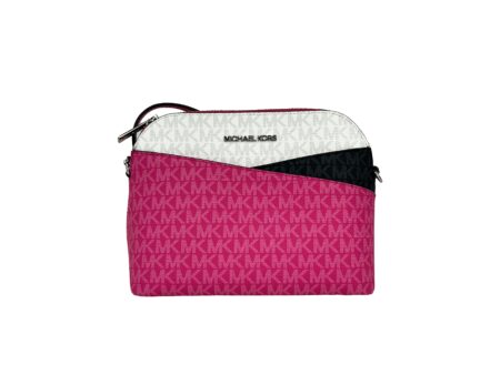 Ellezza Jet Set Medium Dome PVC Crossbody Bag